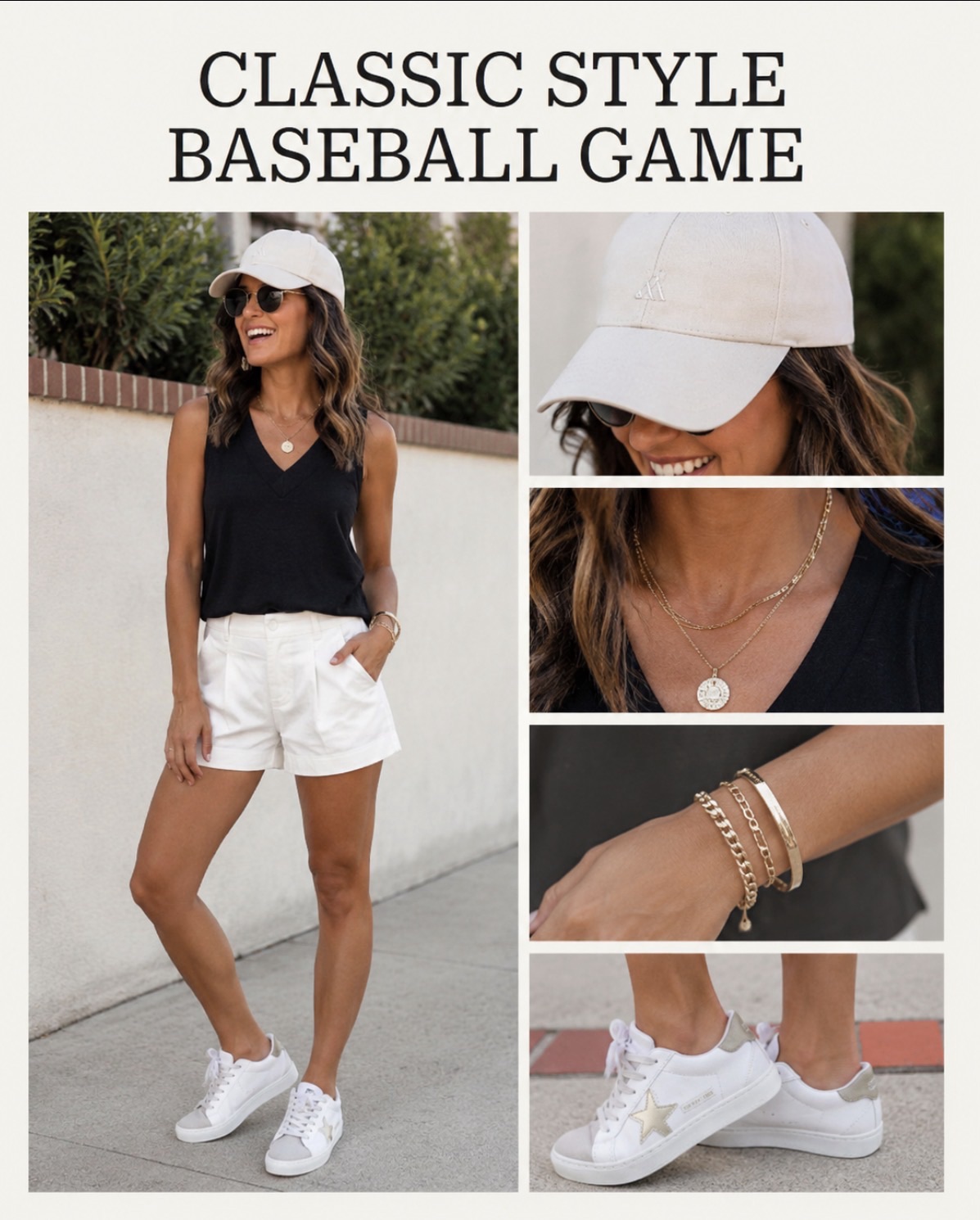 What to wear to a baseball game, real life, Mom-style.